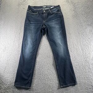 Denizen From Levi's Jeans Womens 14 Blue Cotton Denim Straight Stretch Slim Fit